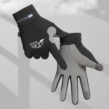 Breathable Ice Silk Full-Finger Gloves, Non-Slip Sun-Protective for Cycling