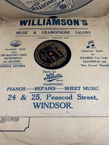 HMV His Masters Voice Records Vintage Gramophone Box Job Lot - Picture 15 of 24