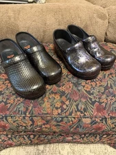 Two Pairs of Dansko Size 40 Clogs