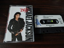 MICHAEL JACKSON - BAD - CASSETTE TAPE ALBUM 1987 MAN IN THE MIRROR, DIRTY DIANA