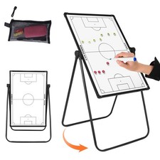 35inx24in Magnetic Soccer Coaches Clipboard Dry Erase Board with Magnetic Marke
