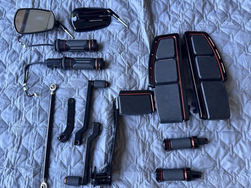 Harley Davidson Anniversary, Color ￼HeatedHand Controls And Floor Boards Parts ￼