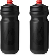 HydraPak Breakaway Surge Lightweight Bike Water Bottle 20oz/600ml, Charcoal 