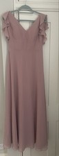 JJ’s House Bridesmaid Dress, Dusty Rose Pink, Size UK16