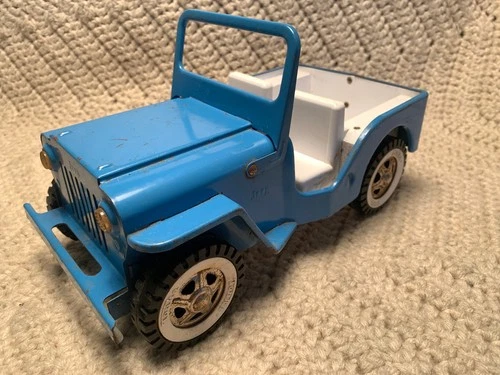 The Classic Tonka 60's Big Blue Jeep 10" Original. Sharp,  Clean & Tremendous