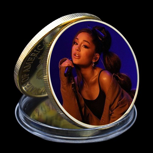 8pcs Ariana Grande US Pop Singer Gold Coin Beautiful and Sexy Live Show Medal - Picture 9 of 12