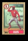 1987 Topps #749 Ozzie Smith St. Louis Cardinals HOF QTY