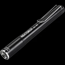 NexTorch Dr. K3 Pen Flashlight Rechargeable, Clip LEDs High 80 Lumens Aluminum