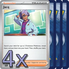 4x Jacq SVI - NM Playset - Trainer x4 - Pokemon TCG 