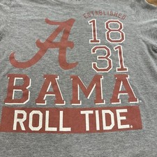 Alabama Roll Tide T-shirt University T, Youth Small Kids Bama EUC Crimson Tide