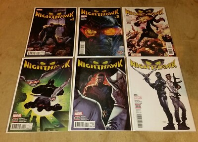 NIGHTHAWK #1-6 DAVID WALKER VILLALOBOS MARVEL COMICS HOCHGRADIGES SET 2016 (6)