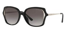 NWT Michael Kors MK2153U 30058G INTERLAKEN BIO BLACK W/ DARK GREY GRADIENT 55MM