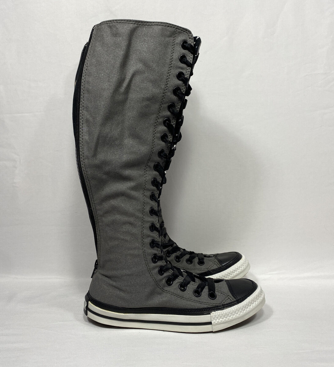Converse Chuck Taylor Knee High Lace Sneakers Boots Womens Size 6 | eBay