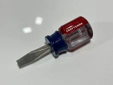 NEW (NOS) Craftsman Tools USA 4151 WF Stubby Slotted Flat Tip 1/4 Screwdriver