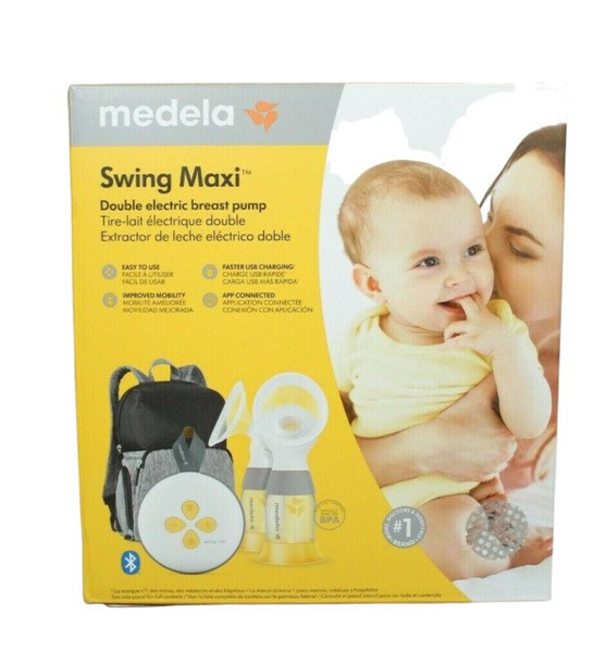 Medela Swing Maxi Double Electric Breast Pump White for sale online