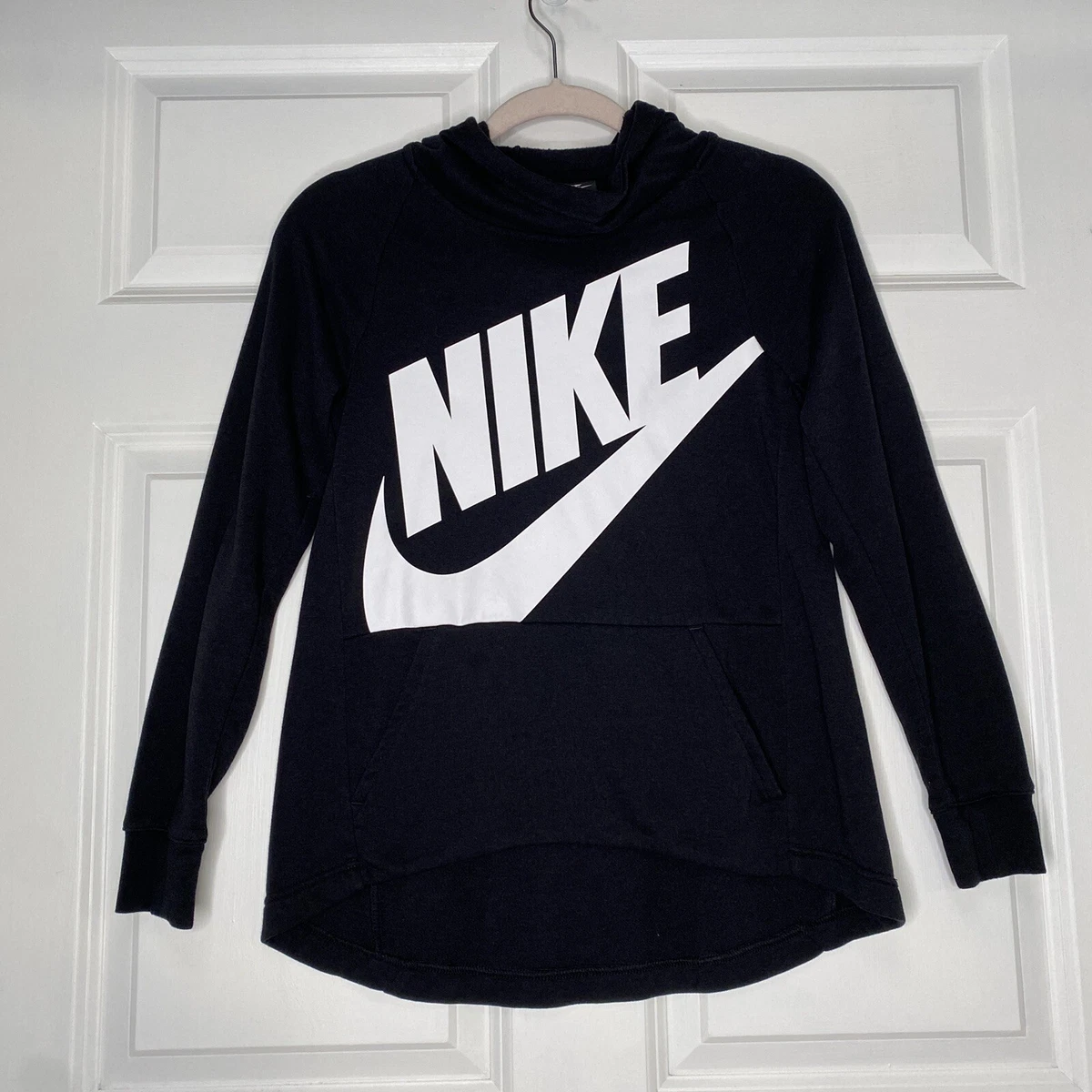 black nike tick sweatshirt
