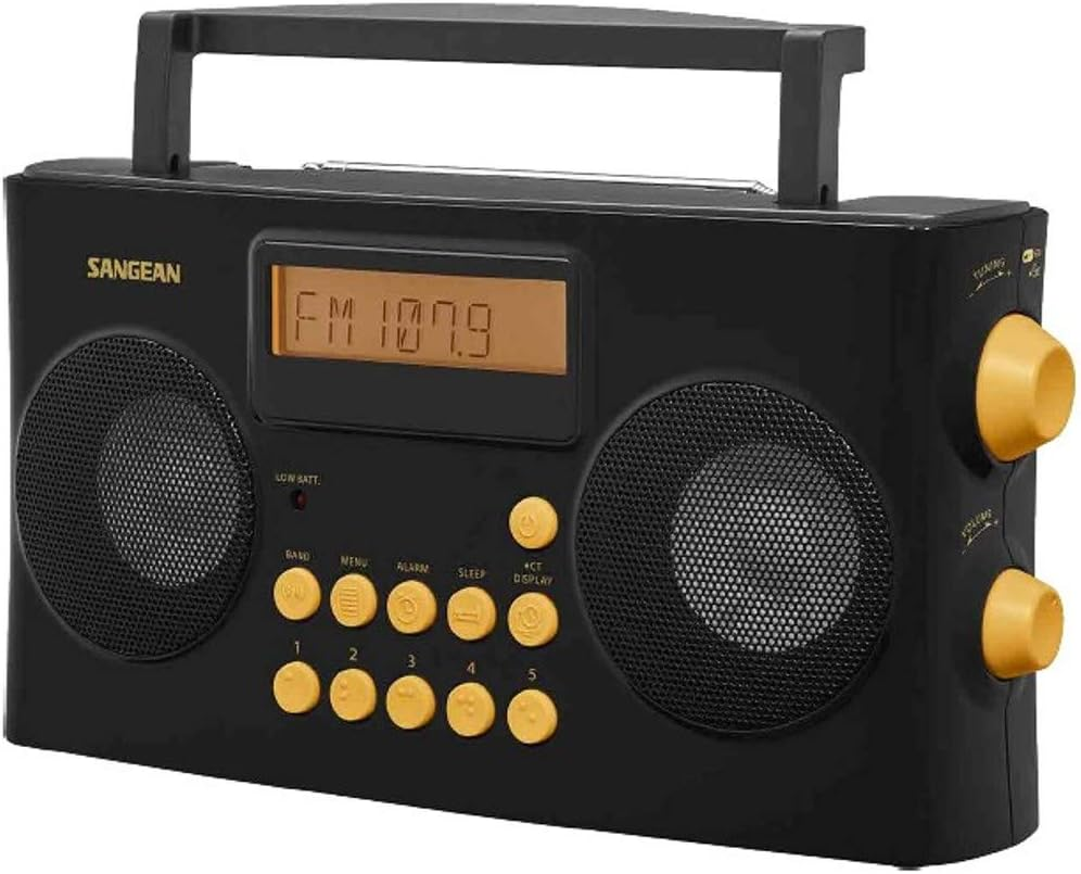 PR-D17 AM/FM-RDS Portable Radio Specially Designed for the Visually Impaired wit