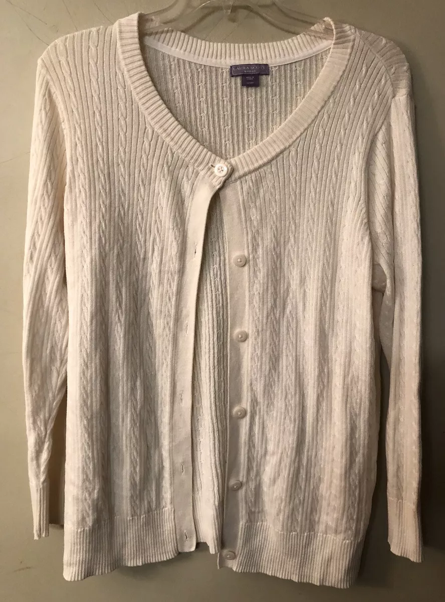 Cream colored shop cardigan sweater