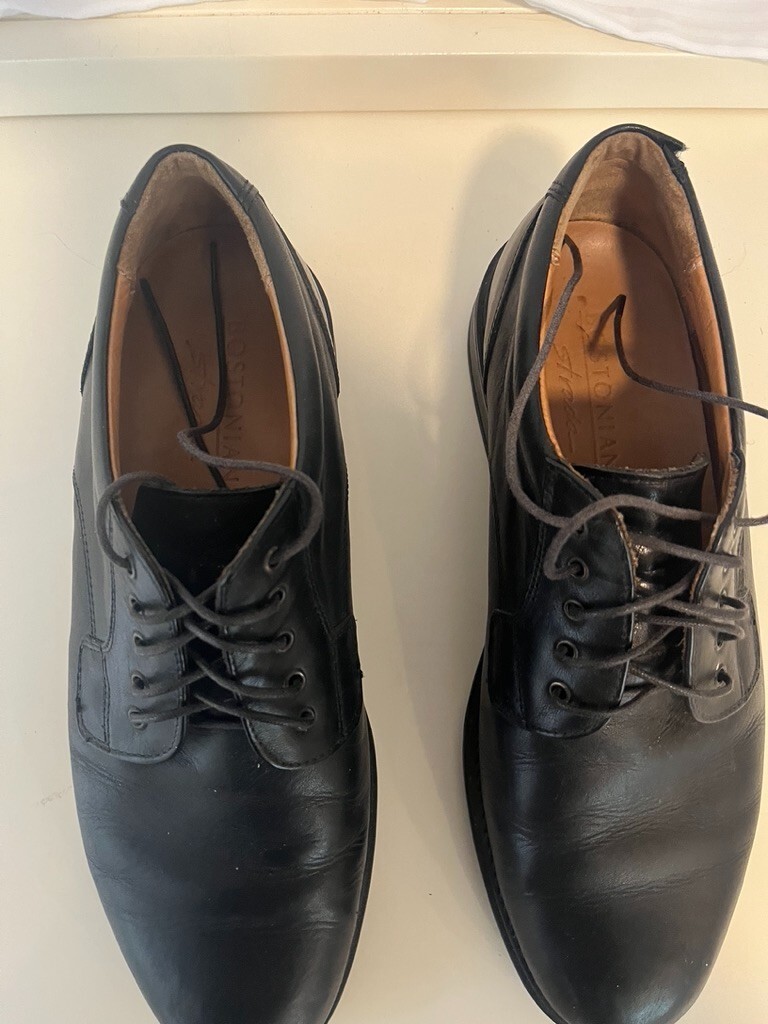 SAOLA Scarpe eleganti nere Bostonian Strada Made Italy taglia 10 con poco usura