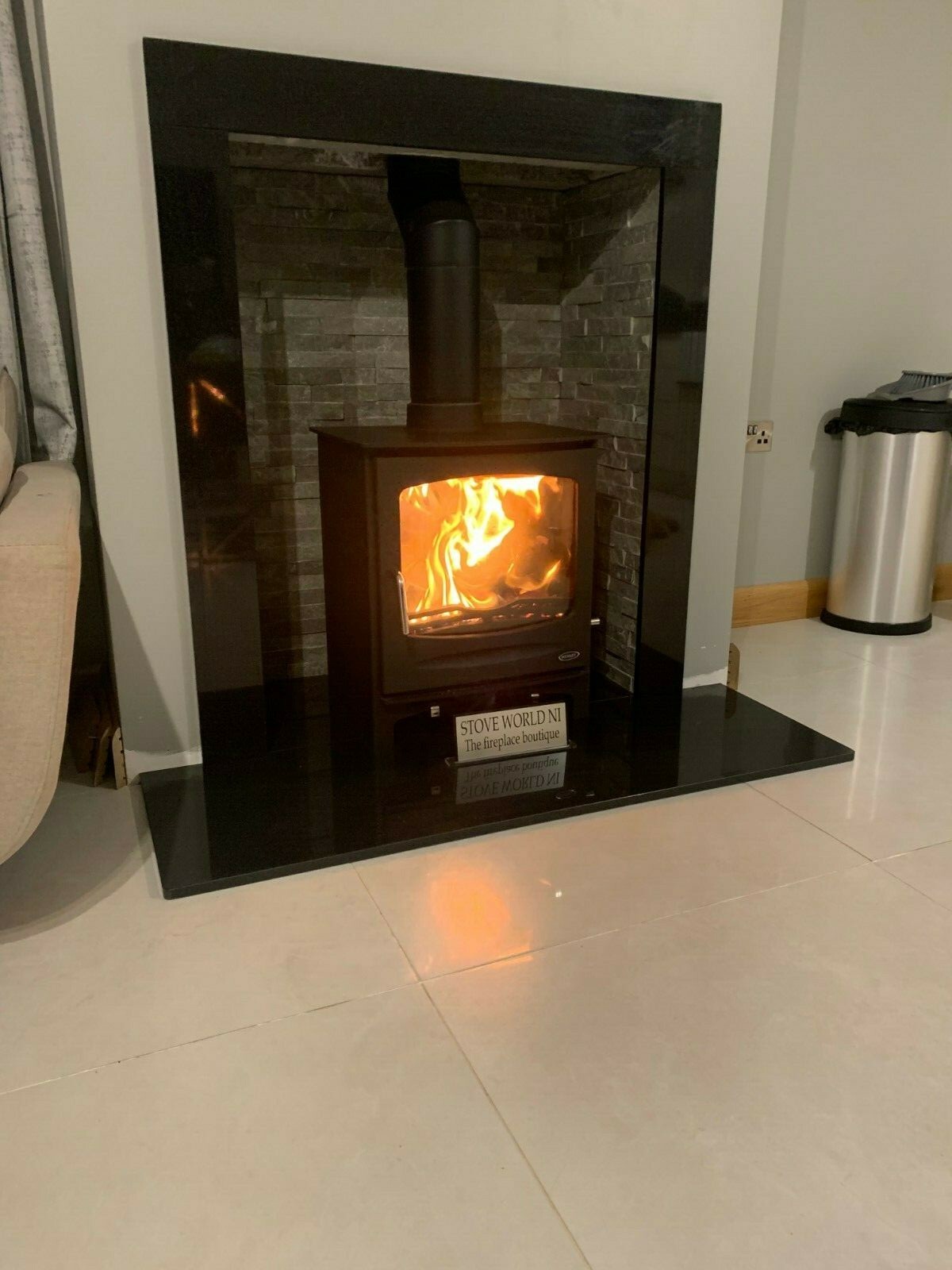 12KW BOILER STOVE MULTIFUEL CENTRAL HEATING MULTI FUEL MODERN DIRECT AIR  INTAKE | eBay