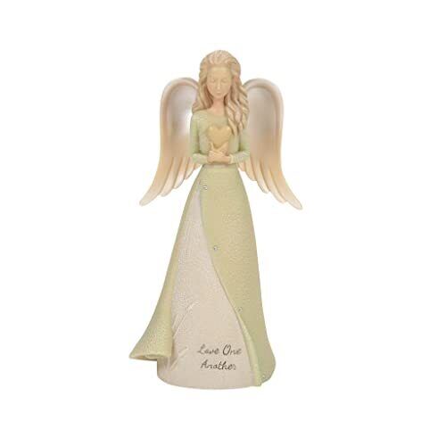 Enesco Foundations Love One Another Angel Figurine 7.5 Inch Multicolor 6011544 - Picture 1 of 3