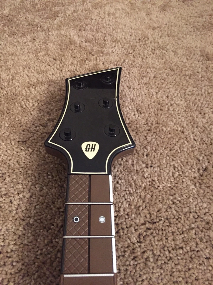 Controlador Inalámbrico Activision Guitar Hero Power Xbox 360 PS3 Negro Dorado Foto 3 de 4