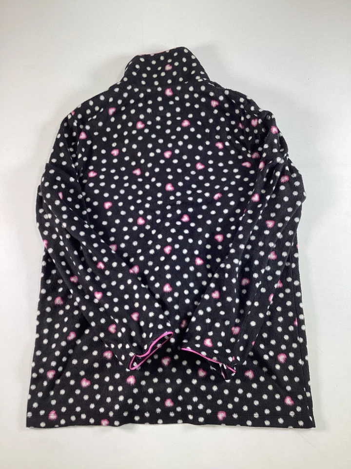 Womens Ellen Tracy Black White Polka Dot Long Sleeve Pajama Top Small EUC - Image 2 of 4
