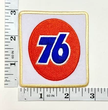 Embroidered Patch - Union 76 - Motor Oil - Gasoline - Racing - NEW - Iron-on