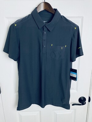 Nike Roger Federer RF 2012 French Open Polo Tennis Shirt Medium
