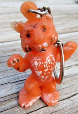 Nos Vintage EXXON ESSO ENCO Humble Oil Gas Tiger Tank Charm Watch Key ...