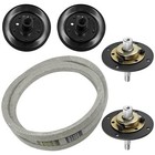 Deck Spindle W/Pulley & Belt For White Outdoor FST-14 FST-15 FST-16 FST-145  42"