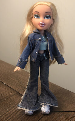 Bratz Doll Cloe Doll Jeans original angel Top, Jean jacket Shoe/clothes  2001