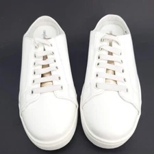 comfortview Women Sneakers Elliot White Low Top Slip On Garter Lace Up Size 8.5W