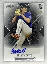 2021 LEAF PERFECT GAME PATRICK GALLE BLACK PAPER AUTO # 48/50
