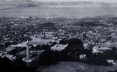 Berkeley California San Francisco Treasure Island Bay Bridge Alcatraz Postcard