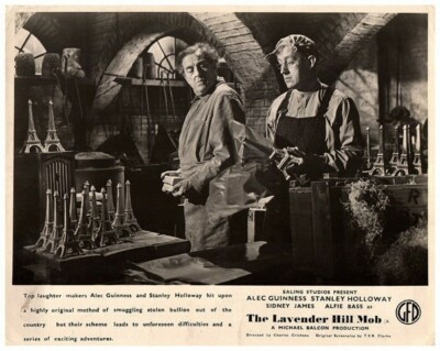 The Lavender Hill Mob Lobby Card Alec Guinness Stanley Holloway Eiffel Towers