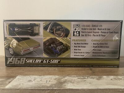 AMT Kit Maquette Shelby Mustang GT-500 échelle 1/25 – AMT634, Modèle à Assembler, Décalcomanies Incluses