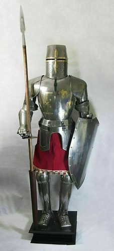 Medieval 6 Feet Knights Templar Suit Of Armour Roman Inspired