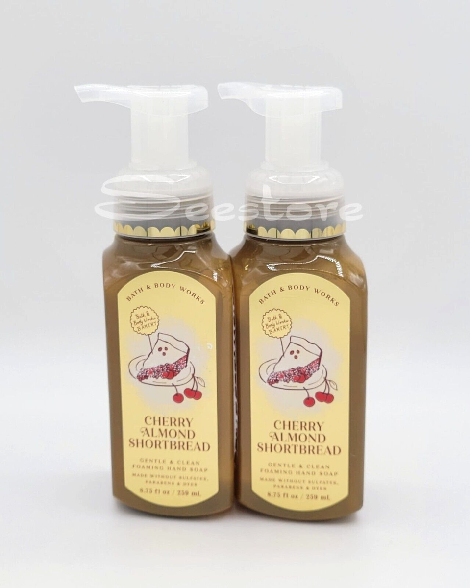Bath Body Works Cherry Almond Shortbread Foaming Hand Soap oz Set of 