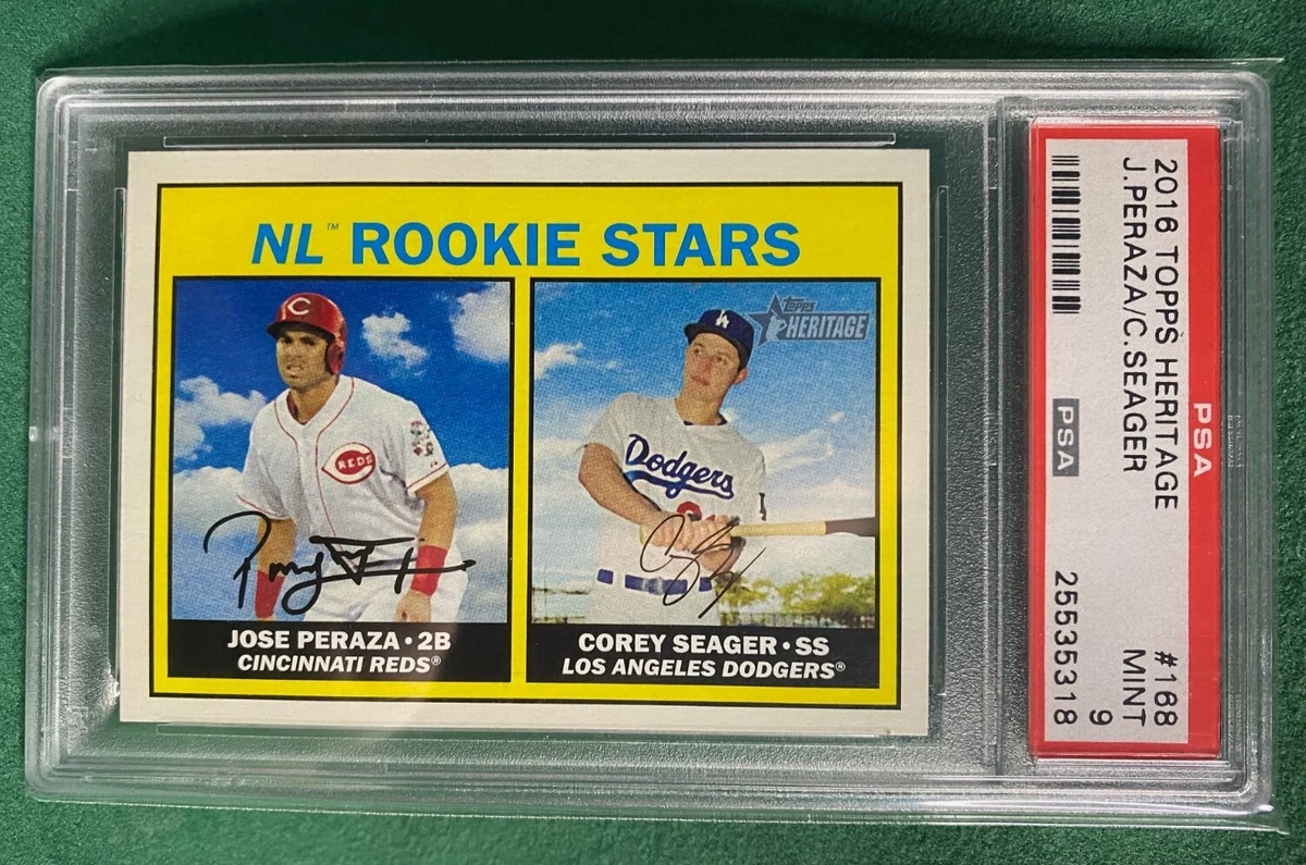 2016 Topps Heritage - Rookie Stars #168 Jose Peraza, Corey Seager (RC) |  eBay