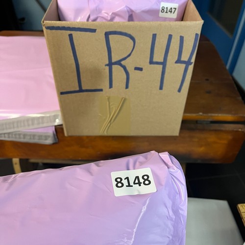 Hart Schaffner Marx Men 2 Piece Suit Size 42R Blue Striped Lined Single Breasted - Zdjęcie 23 z 23