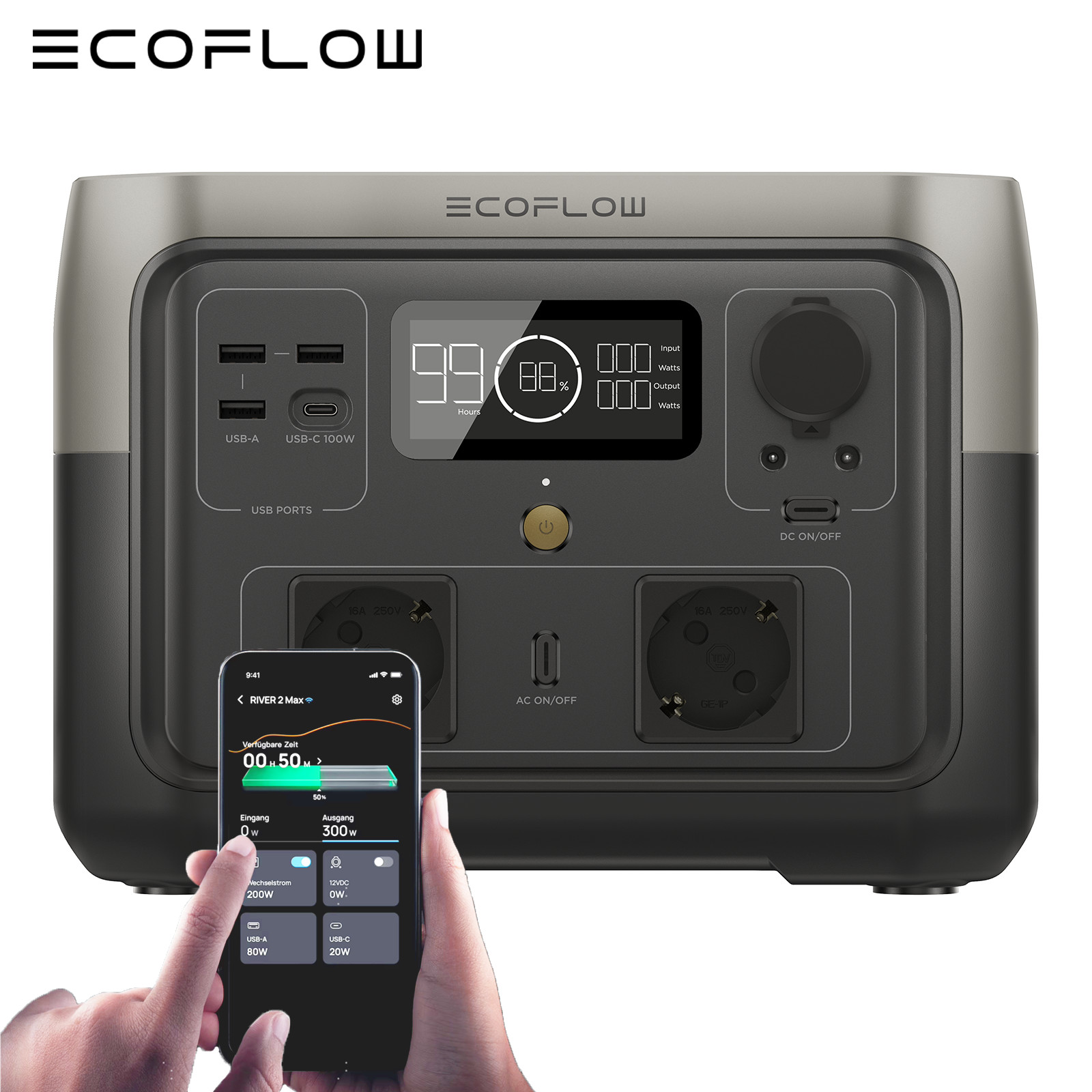 Station électrique EcoFlow River 2 Max pour vos sorties en van et soirées en plein air