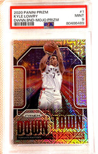 SP /25 PSA 9 MINT 2020 KYLE LOWRY DOWNTOWN BOUND MOJO PRIZM #1 G5539