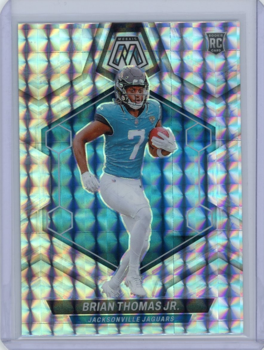 BRIAN THOMAS JR. 2024 PANINI MOSAIC #323 JACKSONVILLE JAGUARS ROOKIE