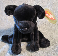 Ty Beanie Baby Luke the Dog DOB June 15, 1998 MWMT Free Shipping