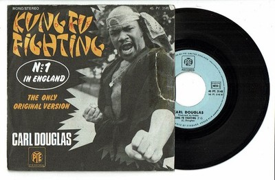 Carl Douglas 45T Kung Fu Fighting No.1 Englisch - Gamblin' Man - Pye 3145 Punki64