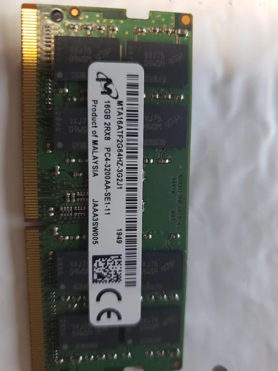 PC4-21300 (DDR4-2666) Bus Speed SO-DIMM Computer Memory (RAM) 16