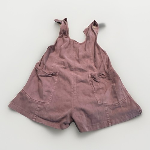 Bohme Size Medium Shorts Overalls One Piece Rustic Purple Cotton High Frequency