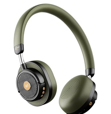 Rona Retro Classic Active Noise Cancelling Headphones, 75H Playback, Hi Res 