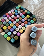 80 colors art drawing markers set for kids